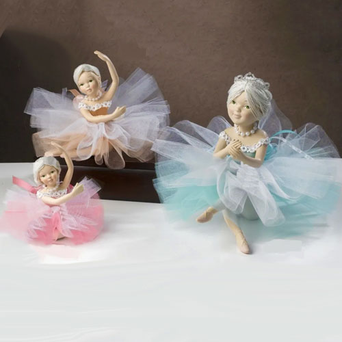 Bomboniere Bambola Ballerina Fiona con tulle, colore e misura a scelta Completa di astuccio in coordinato.